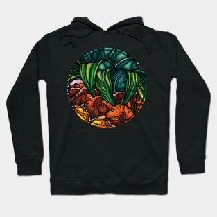 Colorful pineapple art Hoodie